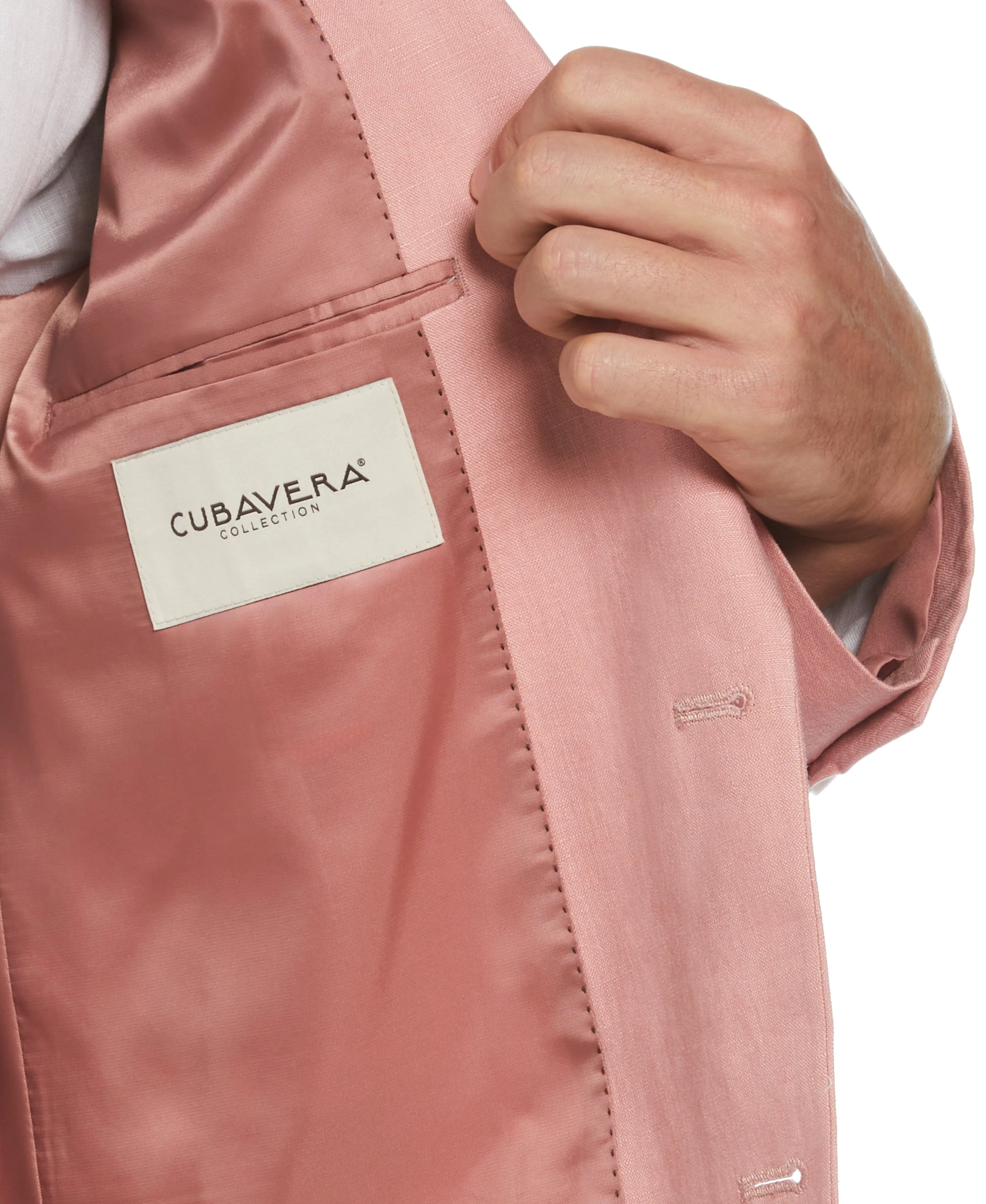100% Linen Single-Breasted Sport Coat