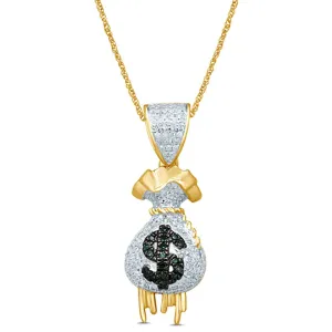 10K 0.39-0.44CT D-MONEY BAGS DRIP