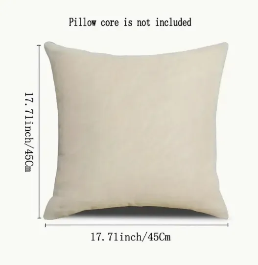 18X18 Sets of 2 Valentine's Day Throw Pillow Covers (*No Inserts) Canvas Feel Set Heart 4A or 4B