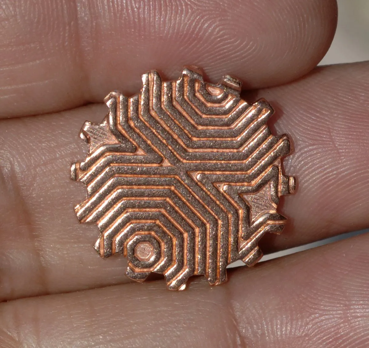 19mm Gear Cog Cutout for Jewelry Making