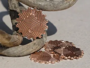 19mm Gear Cog Cutout for Jewelry Making