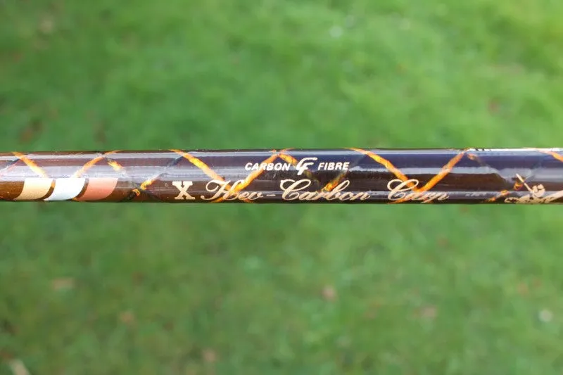 2 x DAM X KEV Old School Carbon Carp Fishing Rods. 11'. 2.00lb T/C. 1990s.