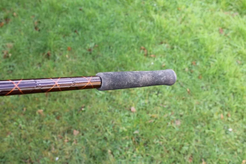 2 x DAM X KEV Old School Carbon Carp Fishing Rods. 11'. 2.00lb T/C. 1990s.