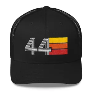 44 Birthday Retro Men's Women's Trucker Hat