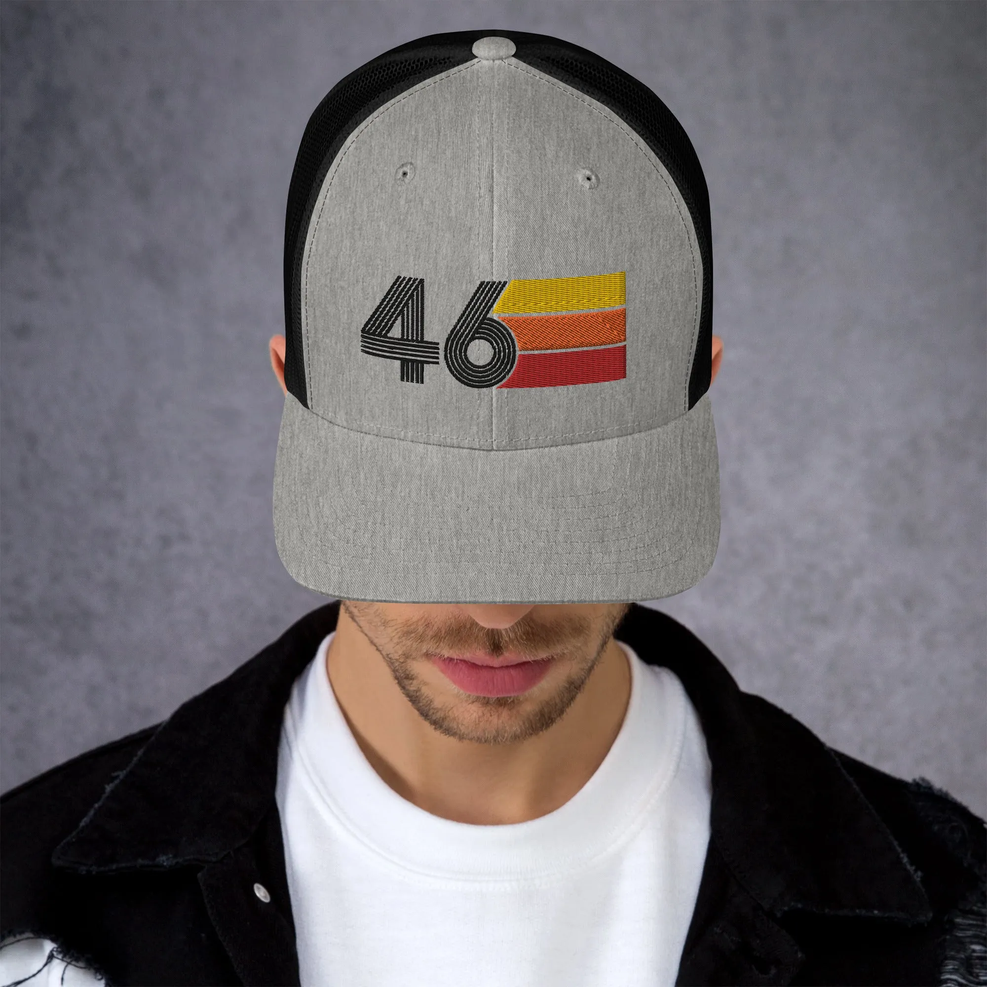 46 Birthday Retro Men's Women's Trucker Hat
