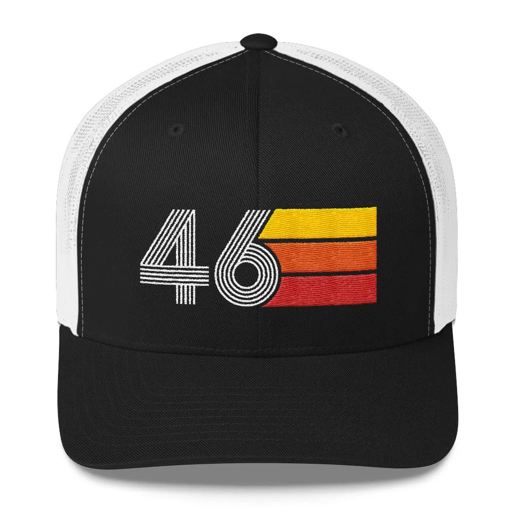 46 Birthday Retro Men's Women's Trucker Hat