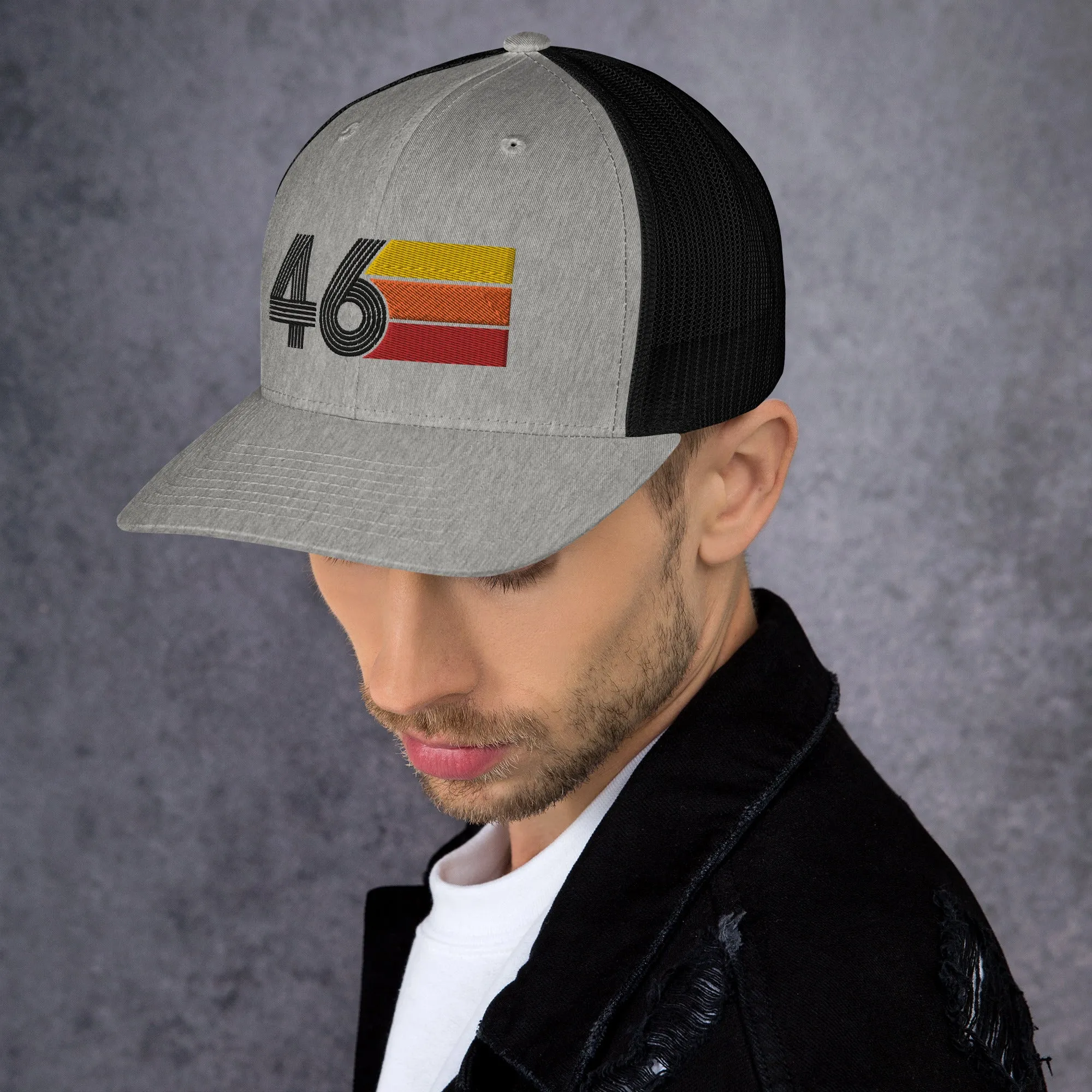 46 Birthday Retro Men's Women's Trucker Hat