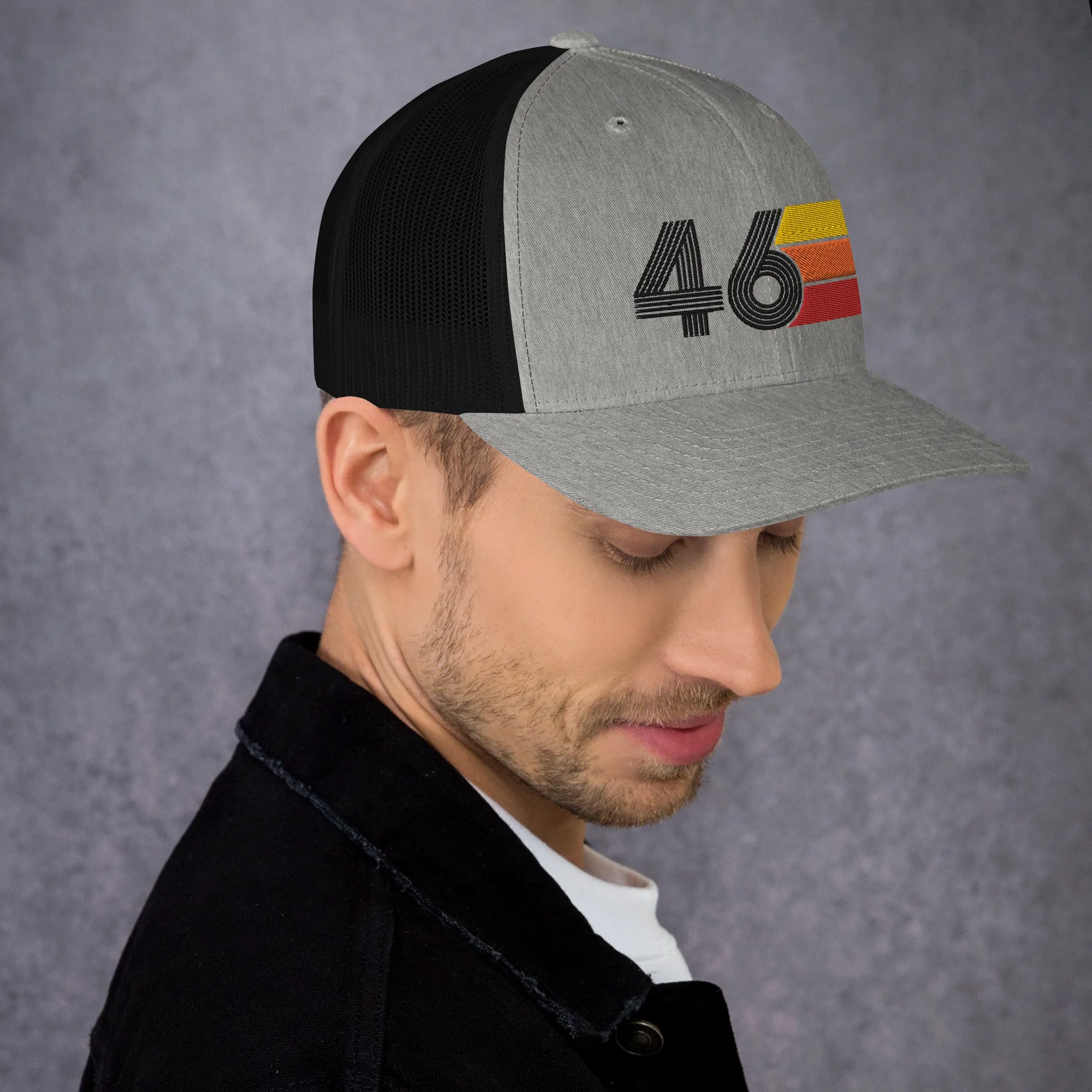 46 Birthday Retro Men's Women's Trucker Hat