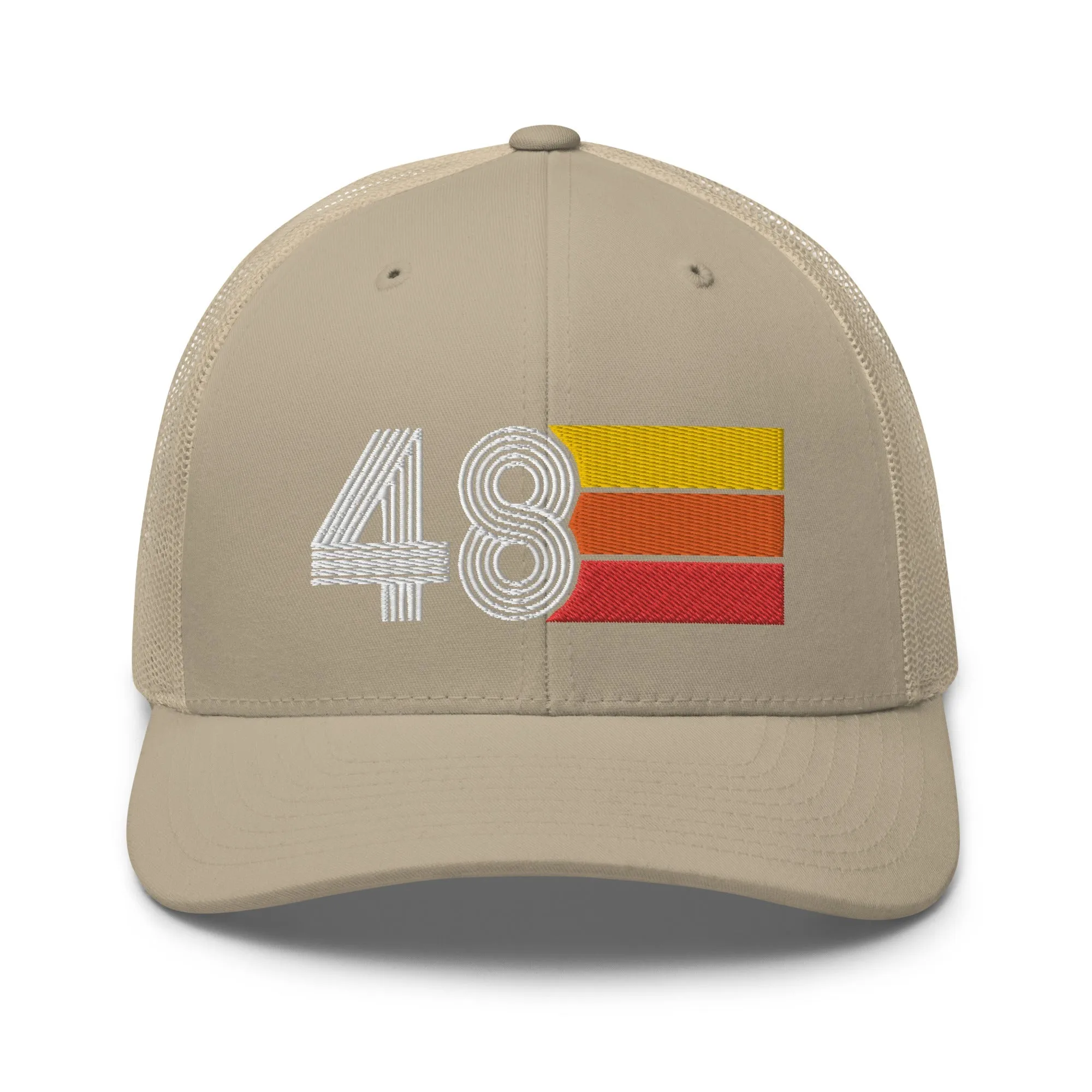 48 1948 Birthday Retro Men's Women's Trucker Hat