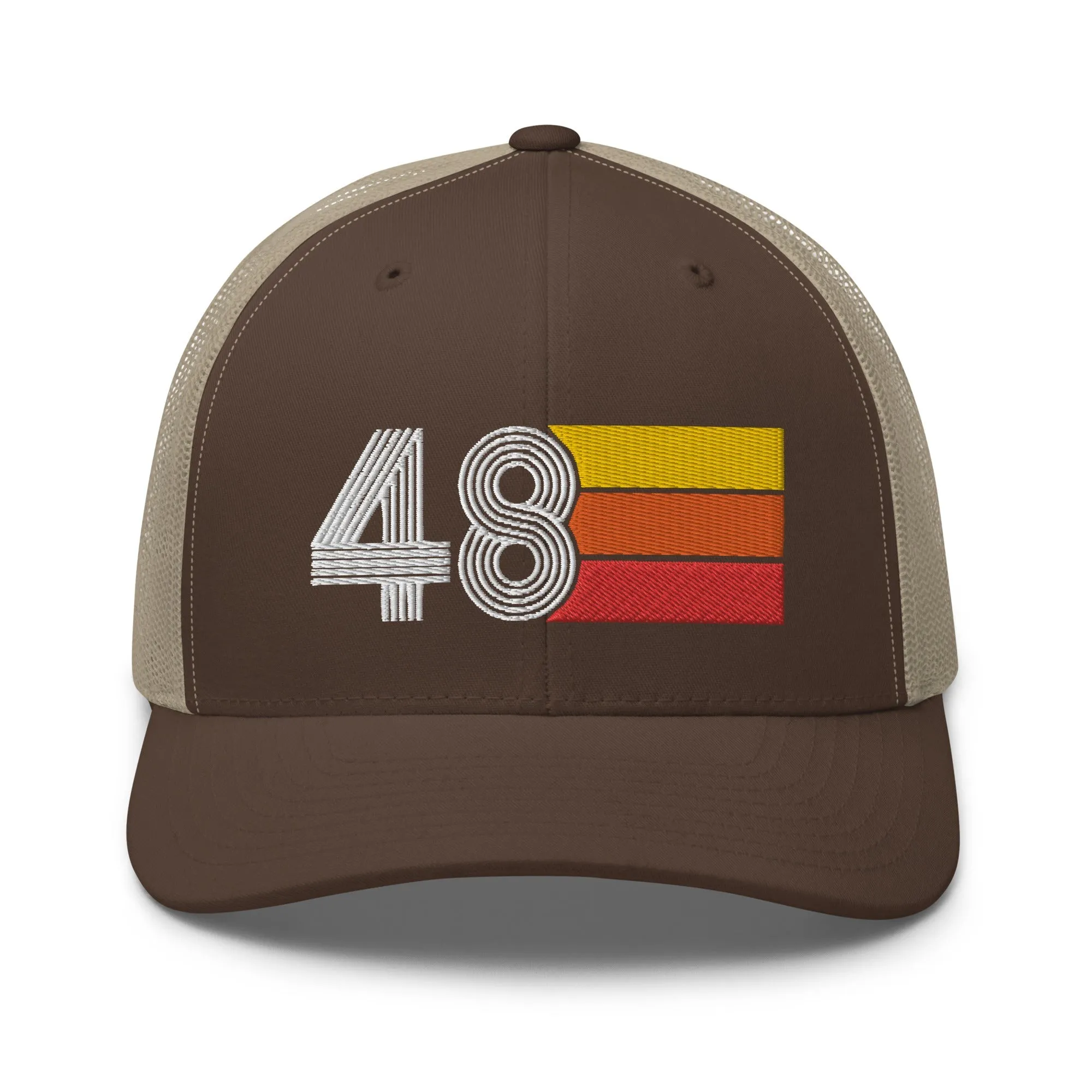 48 1948 Birthday Retro Men's Women's Trucker Hat