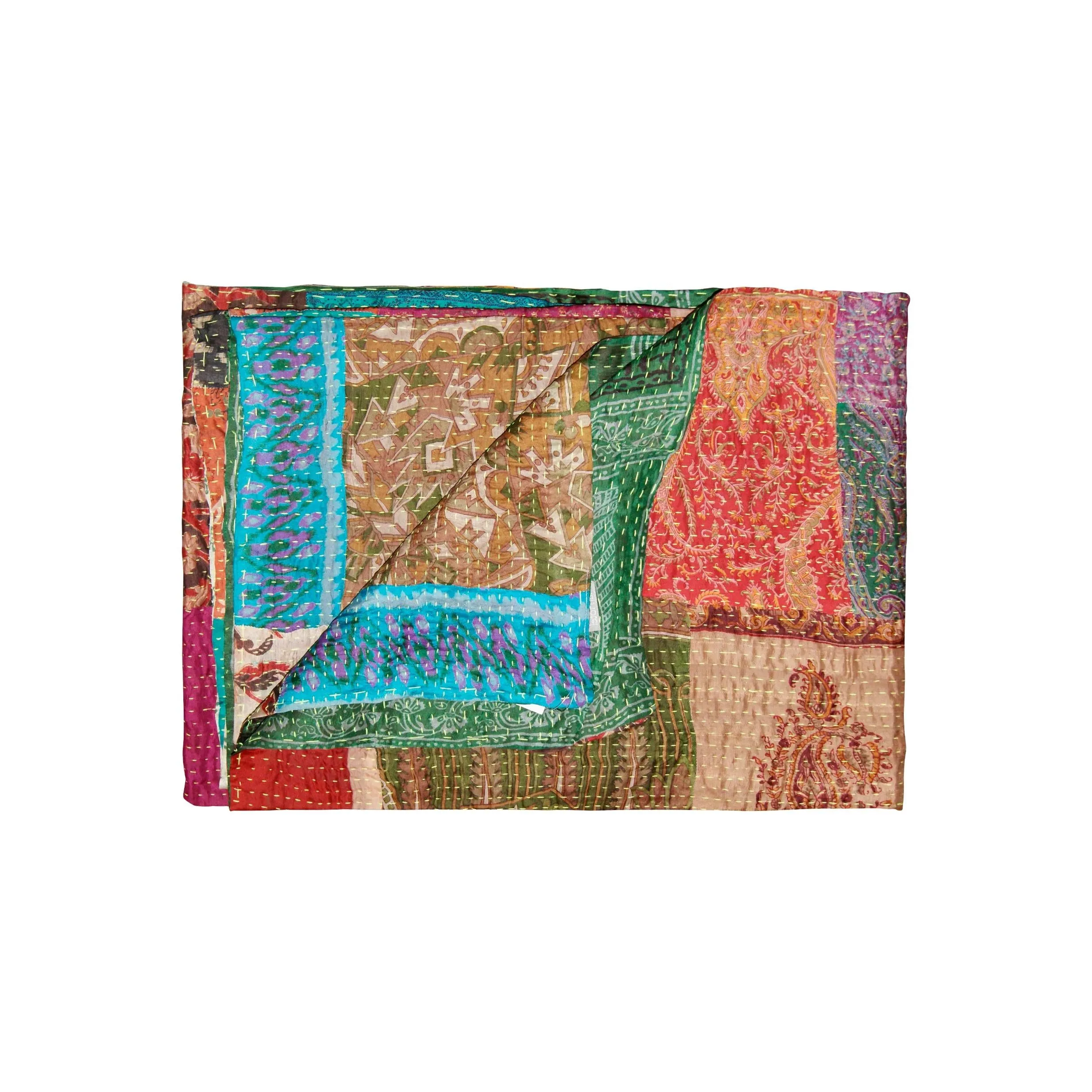 50" x 70" Silk Multicolor Throws