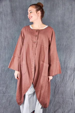 5288 Heavy Linen Jacket Oxide-U