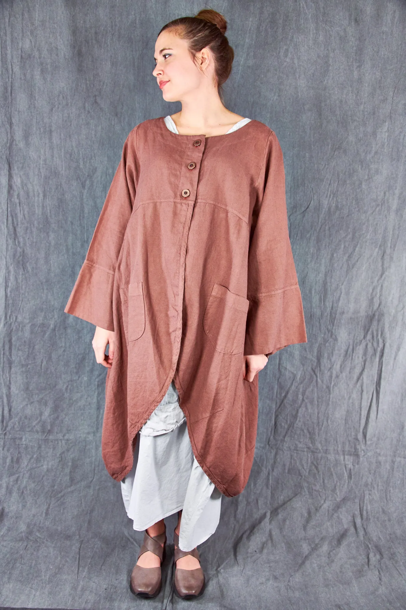 5288 Heavy Linen Jacket Oxide-U