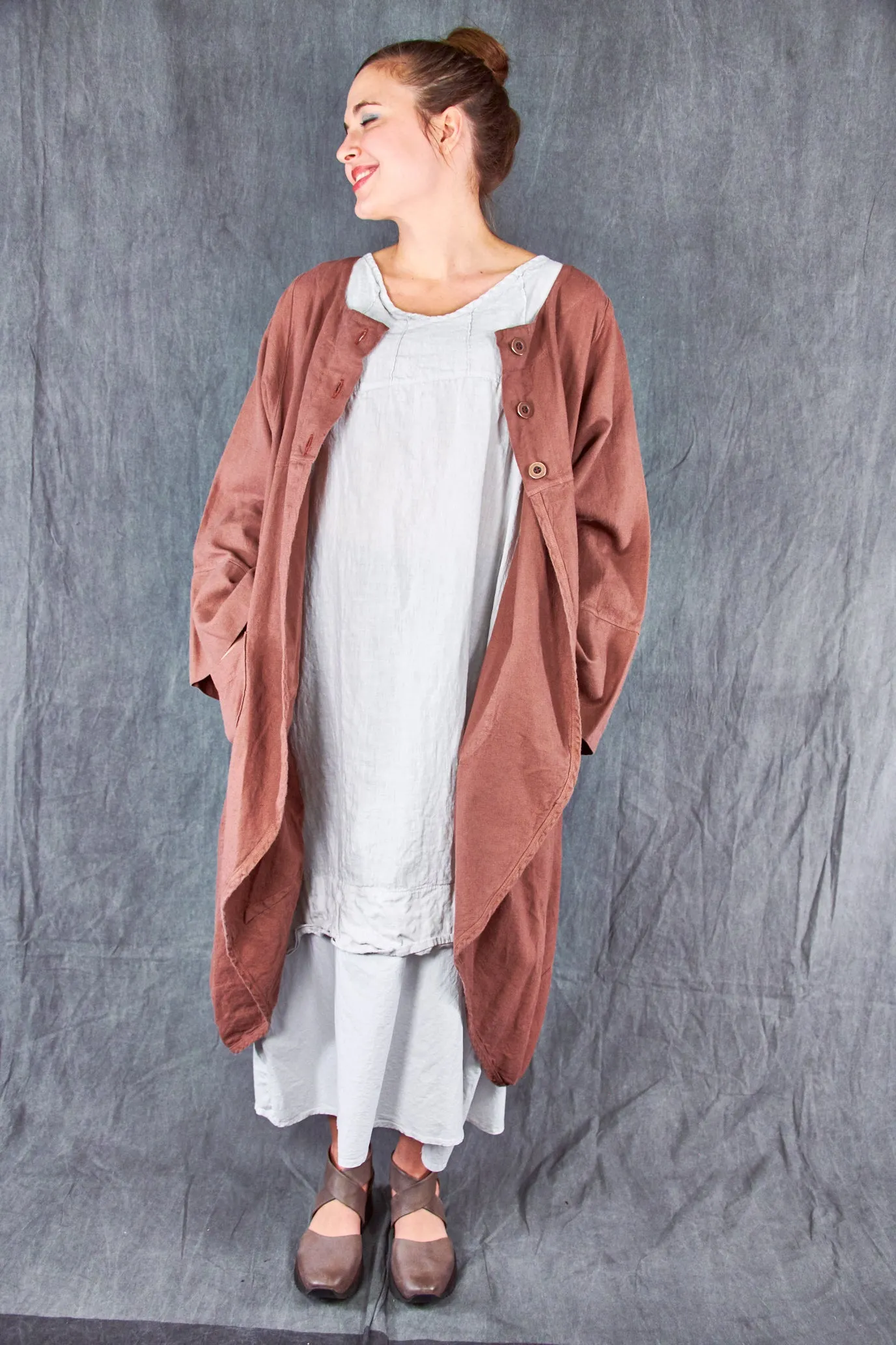 5288 Heavy Linen Jacket Oxide-U