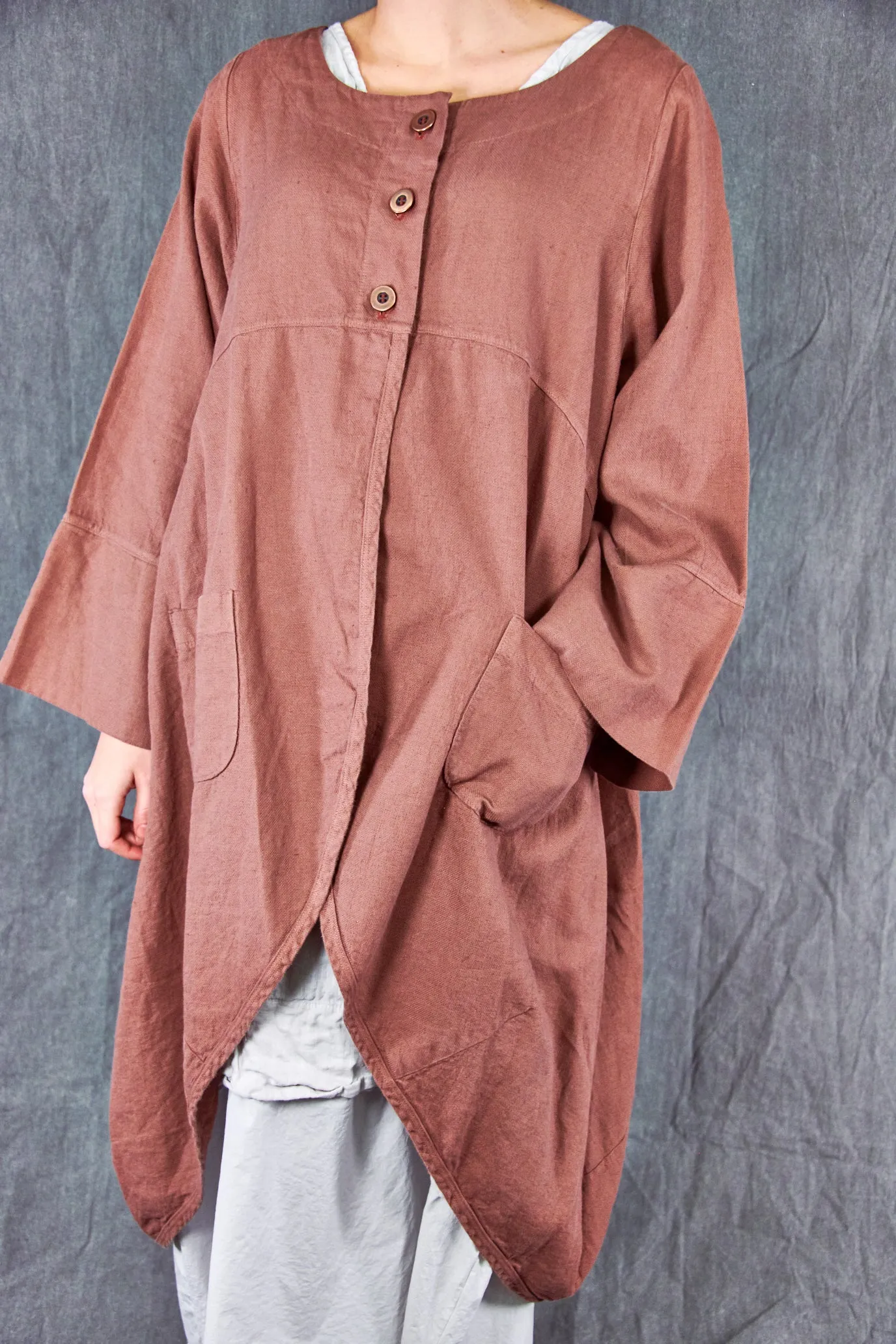 5288 Heavy Linen Jacket Oxide-U