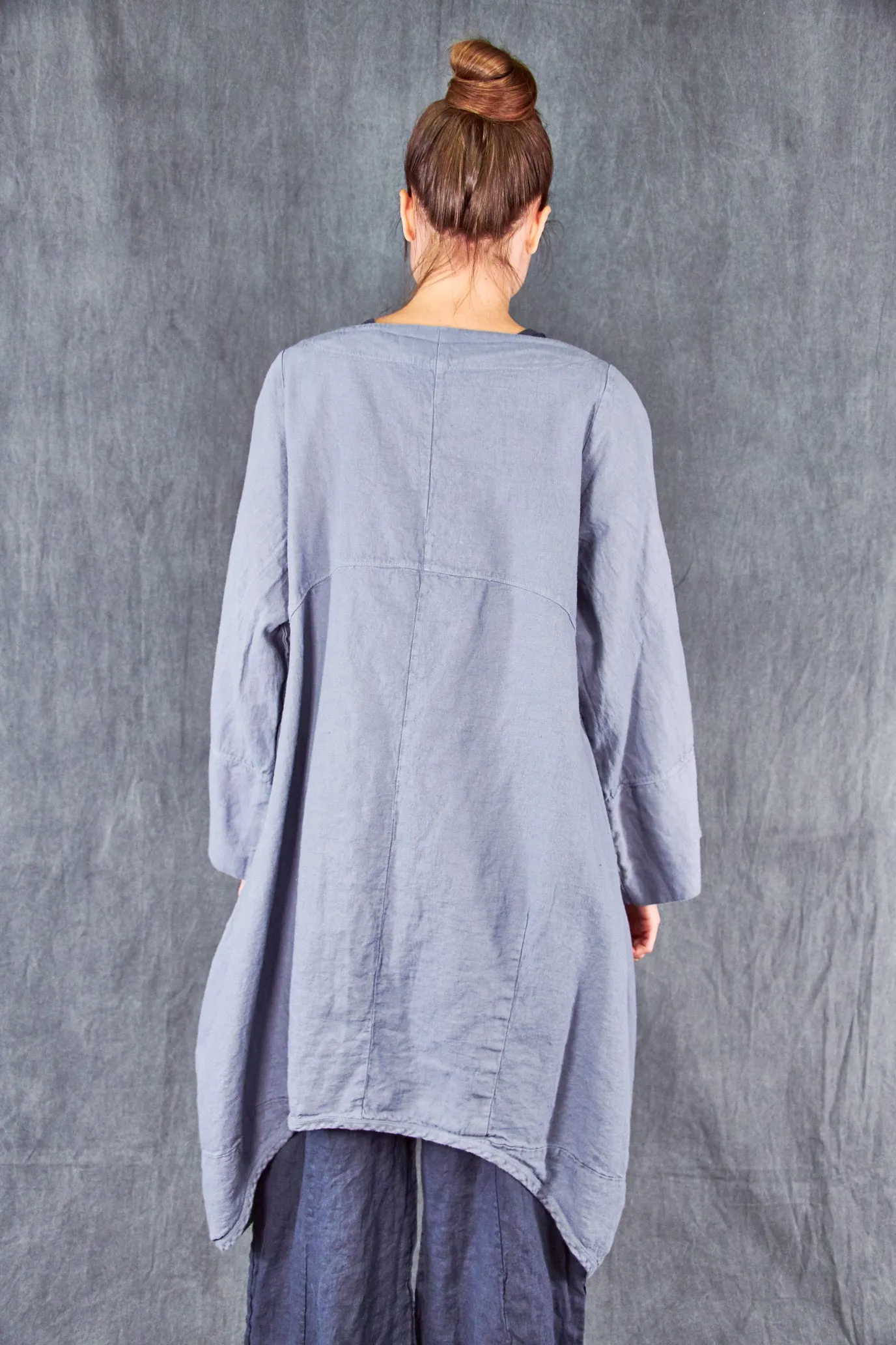 5288 Heavy Linen/Viscose Jacket Lake-P