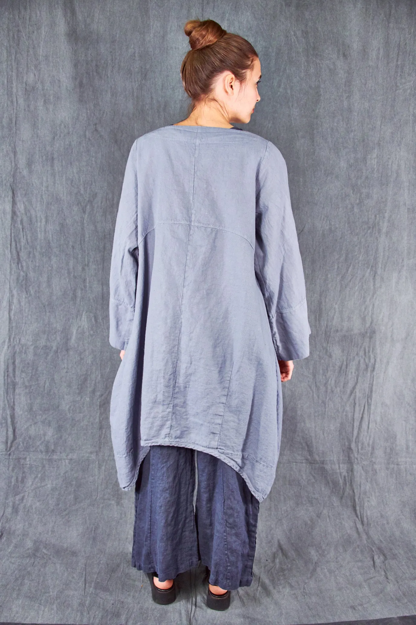 5288 Heavy Linen/Viscose Jacket Lake-P