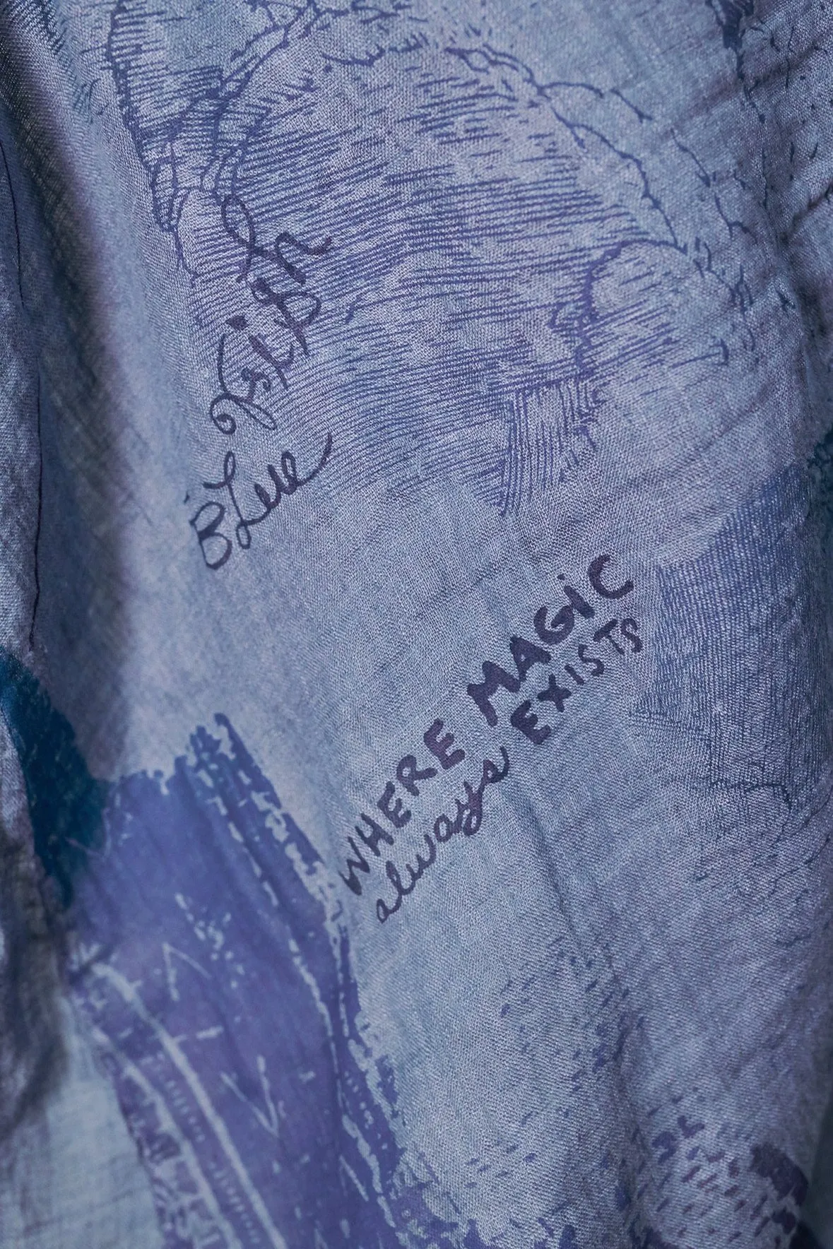 5292 Cyanotype Linen Duster-Century Blue Magic Follows