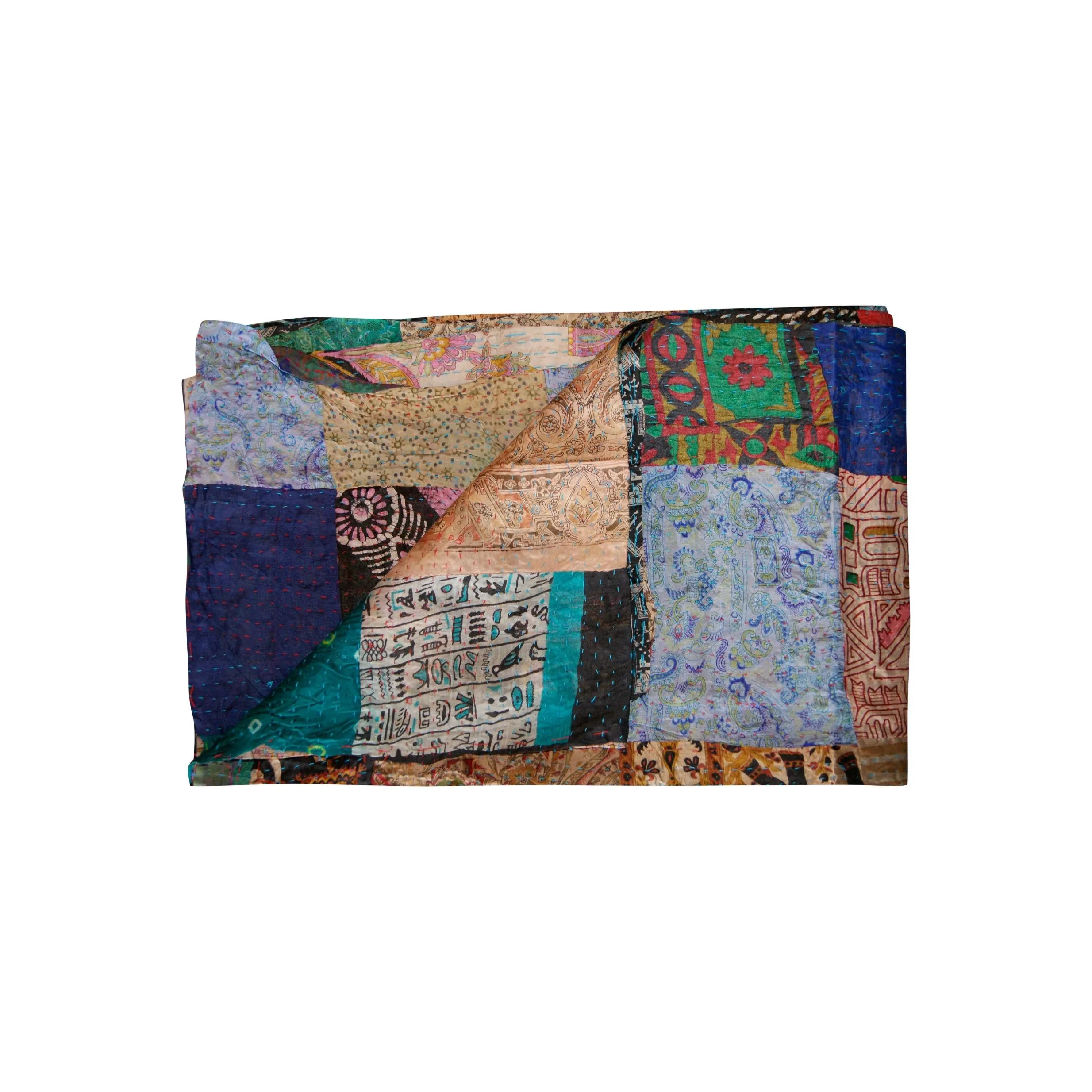 60" x 90" Silk Multicolor Throws