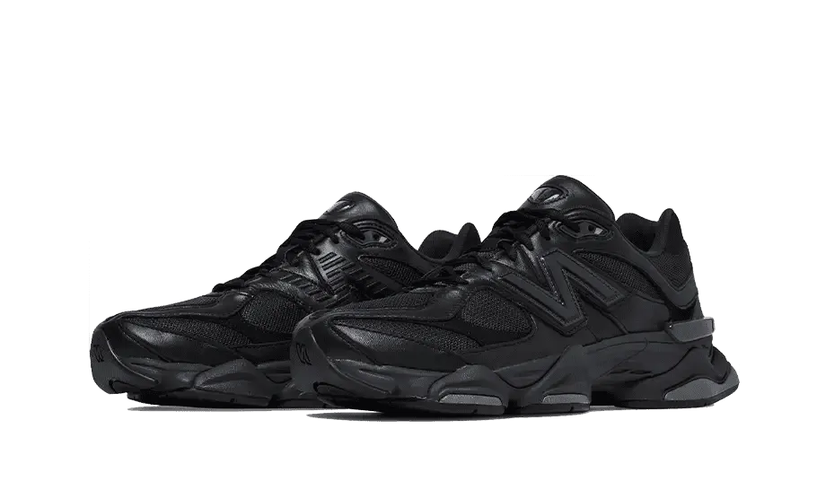 9060 Triple Black Leather