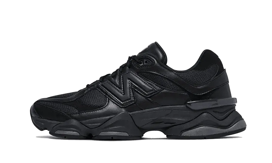 9060 Triple Black Leather