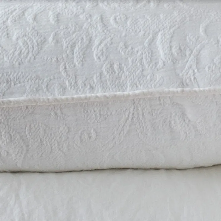Adele Euro Sham - Winter White