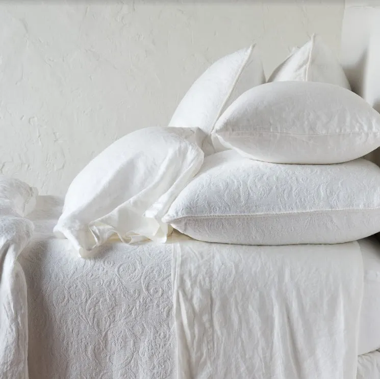 Adele Euro Sham - Winter White