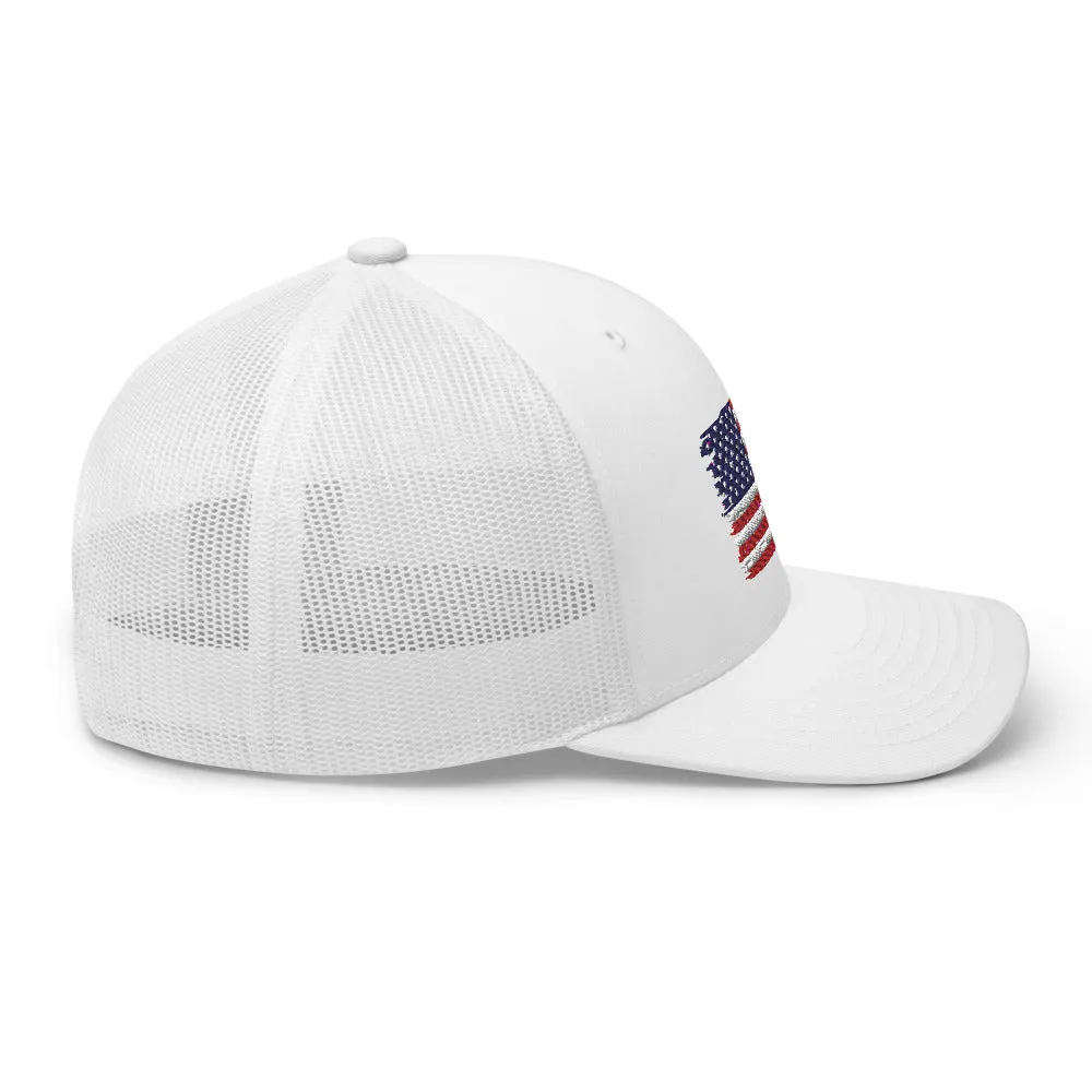 American Flag Trucker Cap