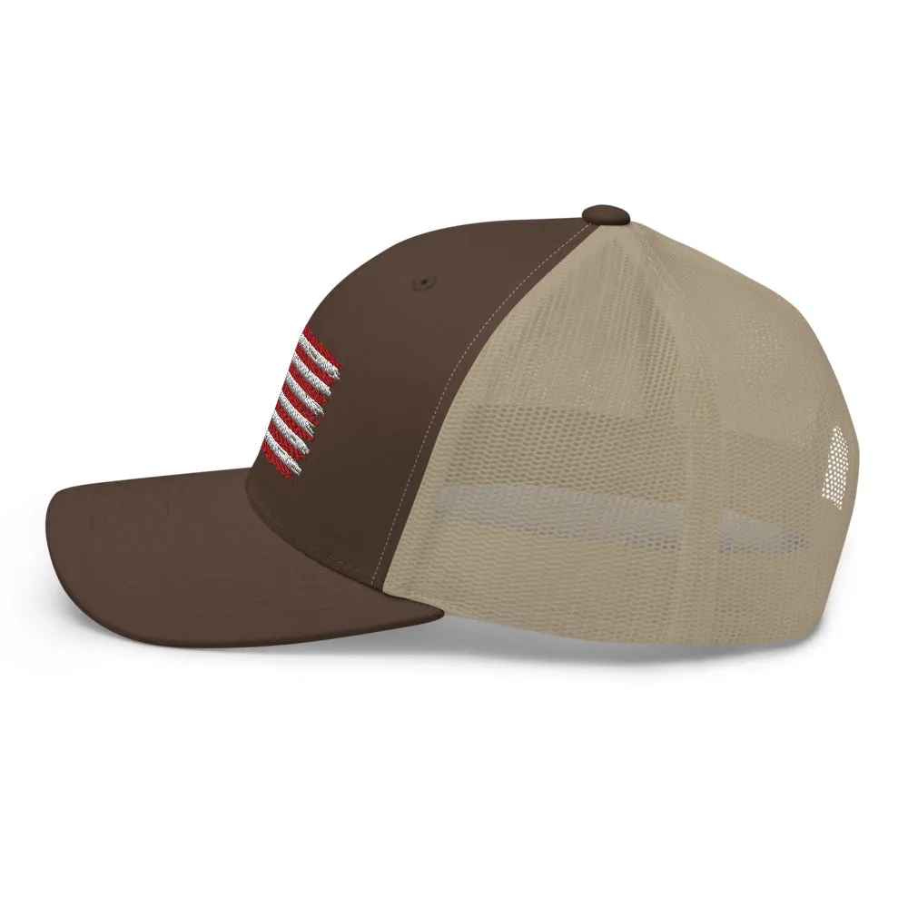 American Flag Trucker Cap