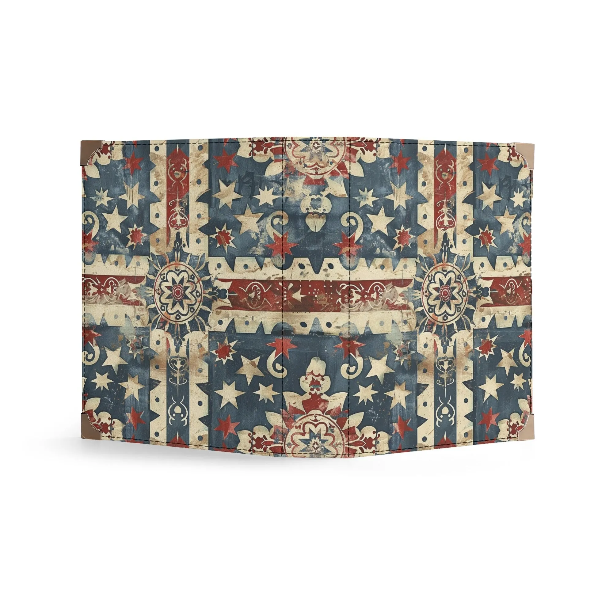 Americana Cross Bible Cover Handbag - Patriotic Stars & Stripes Crossbody Shoulder Bag in Red White and Blue