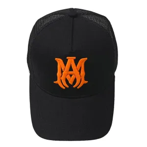 AMIRI LOGO TRUCKER CAPS