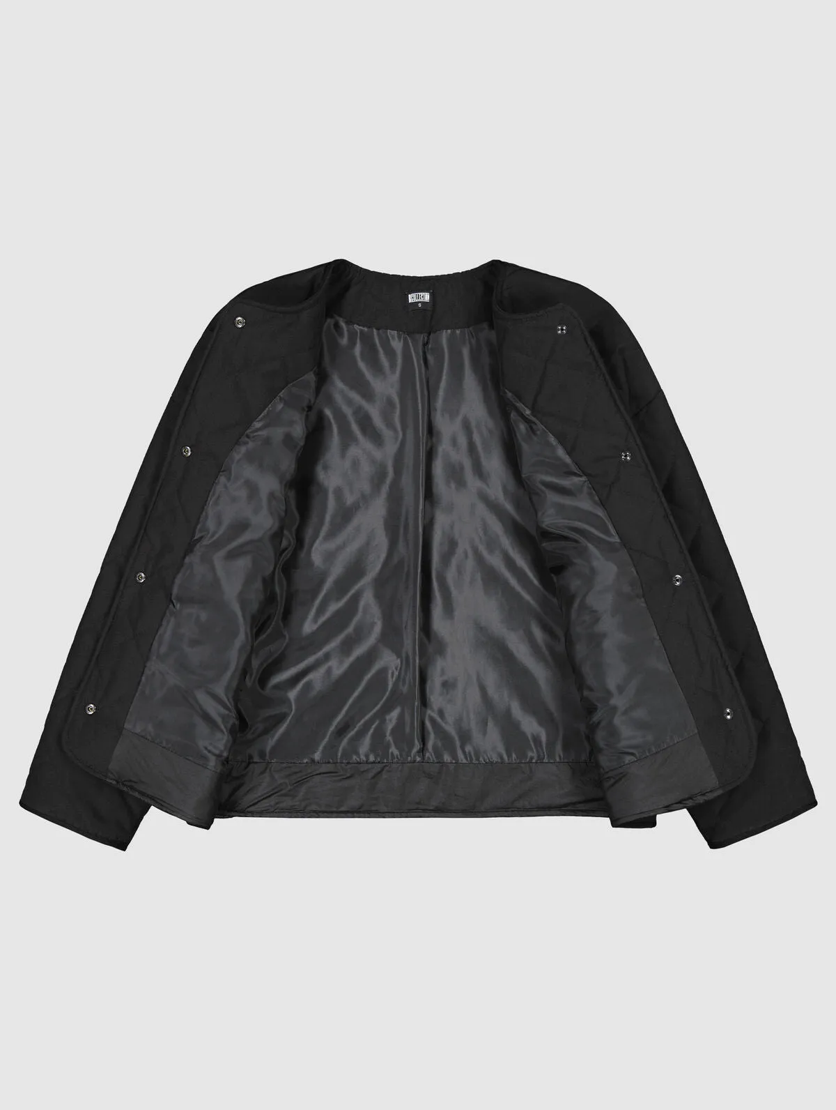 Ana Quilt Jacket Black