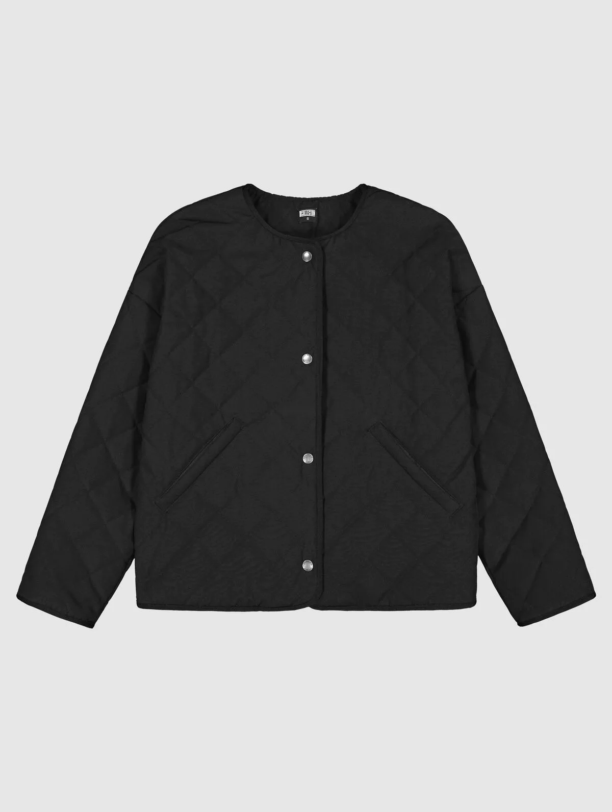 Ana Quilt Jacket Black