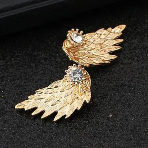 Angel Wing Stud Earrings