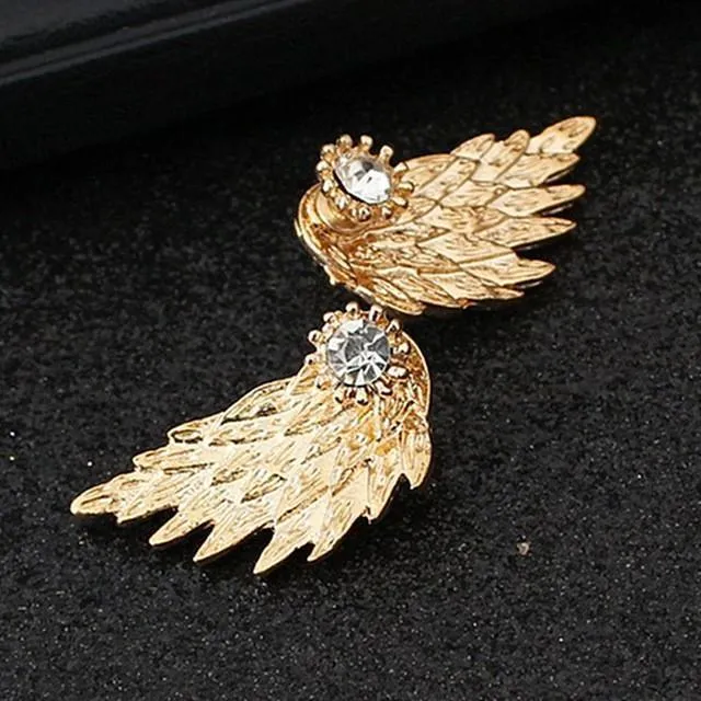 Angel Wing Stud Earrings