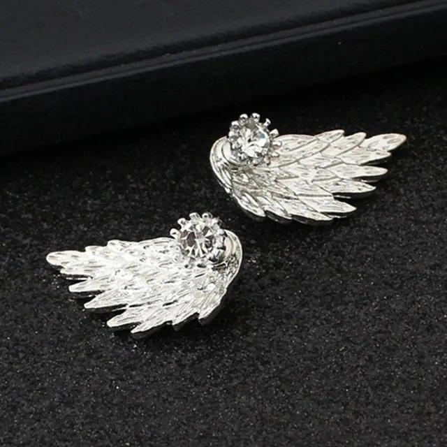 Angel Wing Stud Earrings