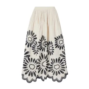 Annisa Skirt in porcelain