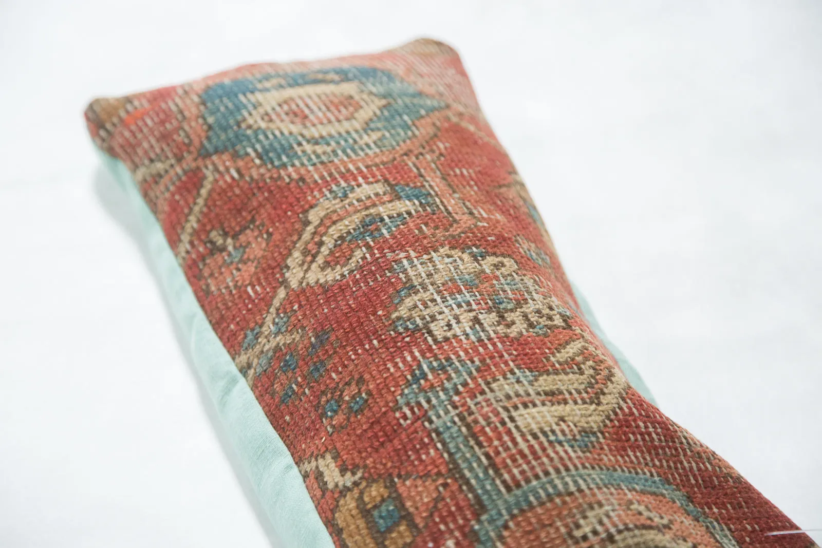 Antique Heriz Rug Fragment Pillow