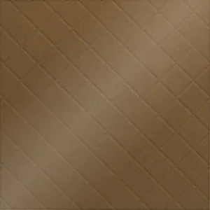 Backsplash Tile Mini Quilted Argent Gold
