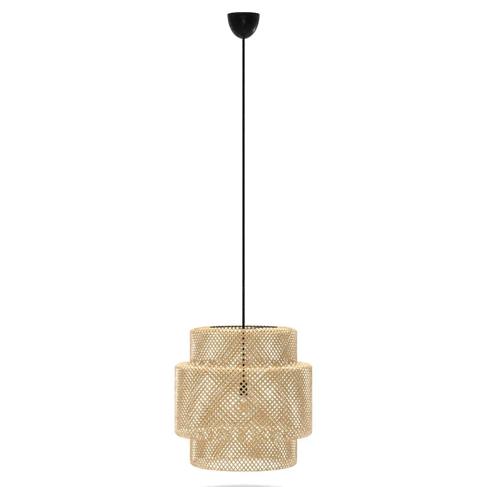 Bamboo Pendant Light Home Decor Lampshade