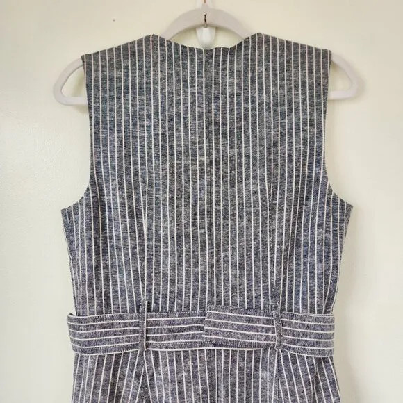 Banana Republic Linen Blend Button Midi Dress Size 6