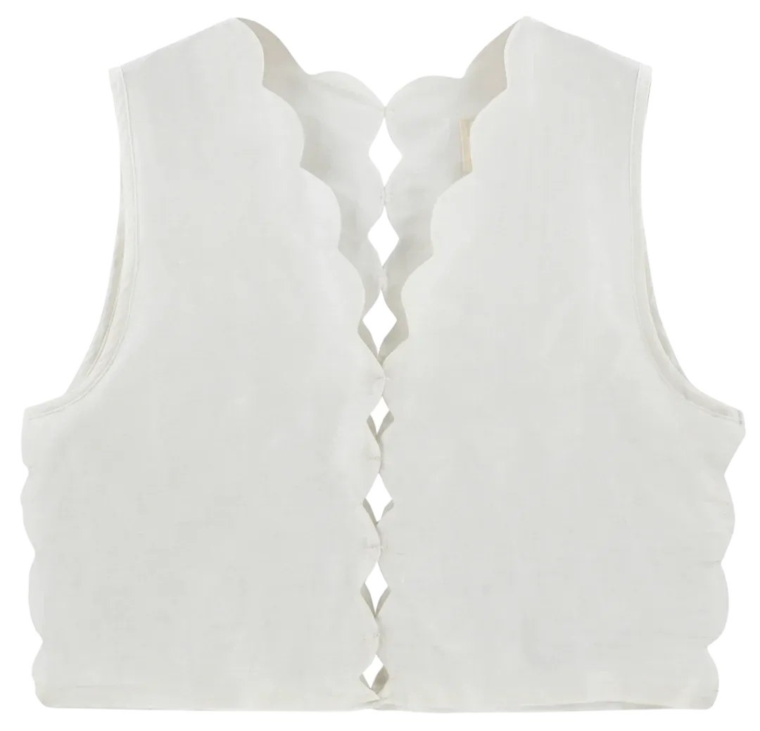 Barcelona Top in White