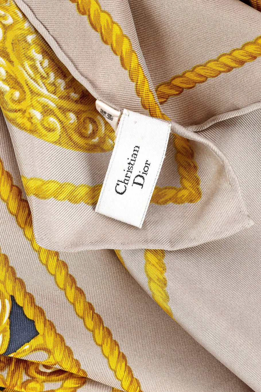 Baroque Heart Print Scarf