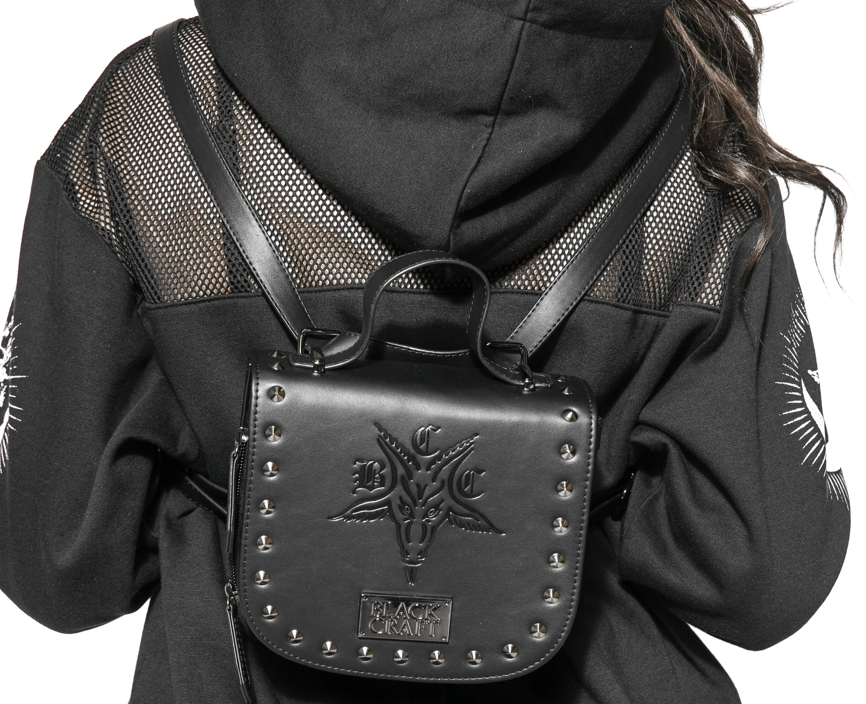 BCC goat saddle backpack/crossbody bag