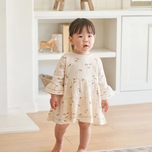 Bell Dress -Horse Print