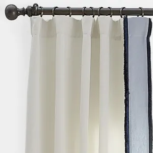 Bellport Fringed Drapery Panels - Set of 2