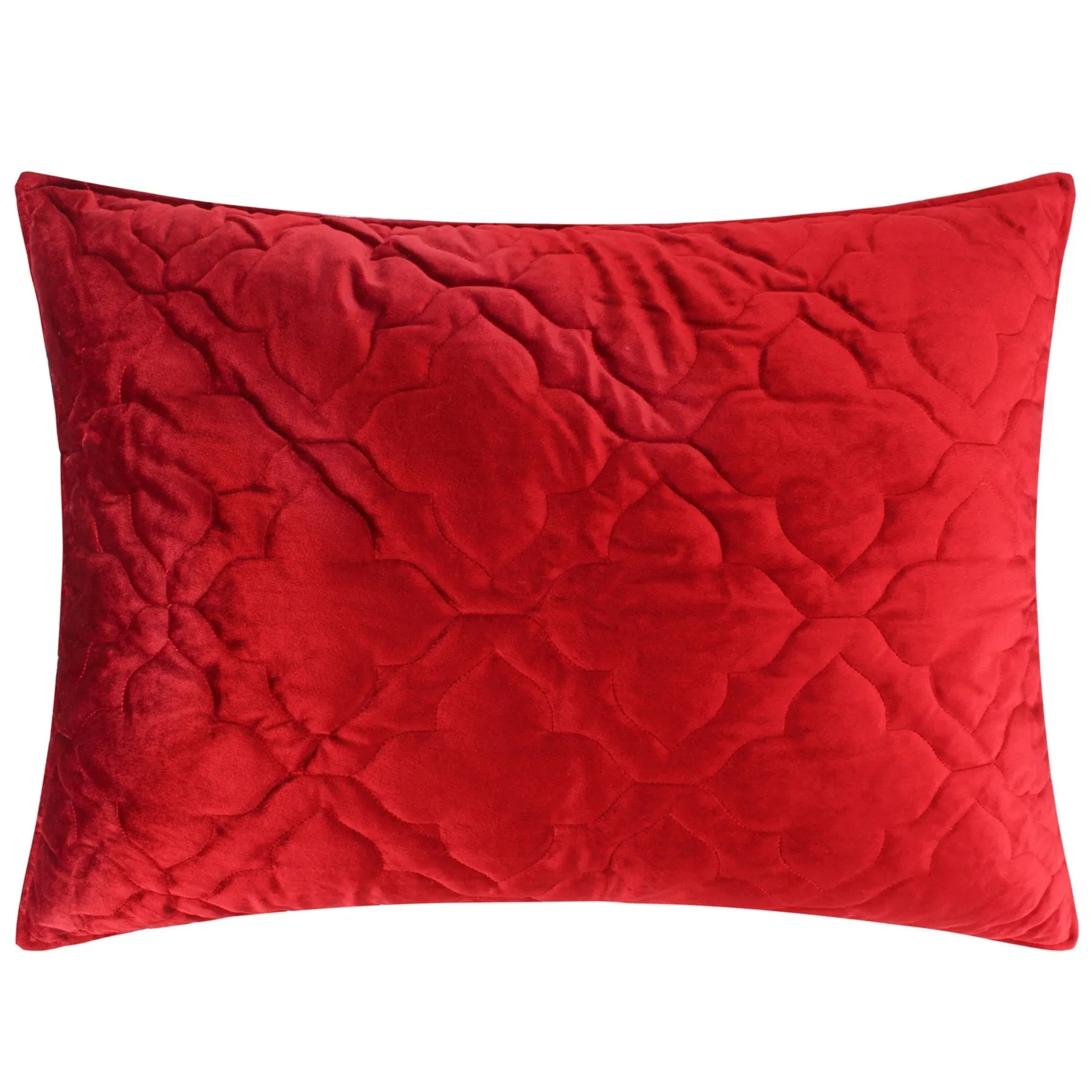 BH Caserta Velvet Red Standard Sham