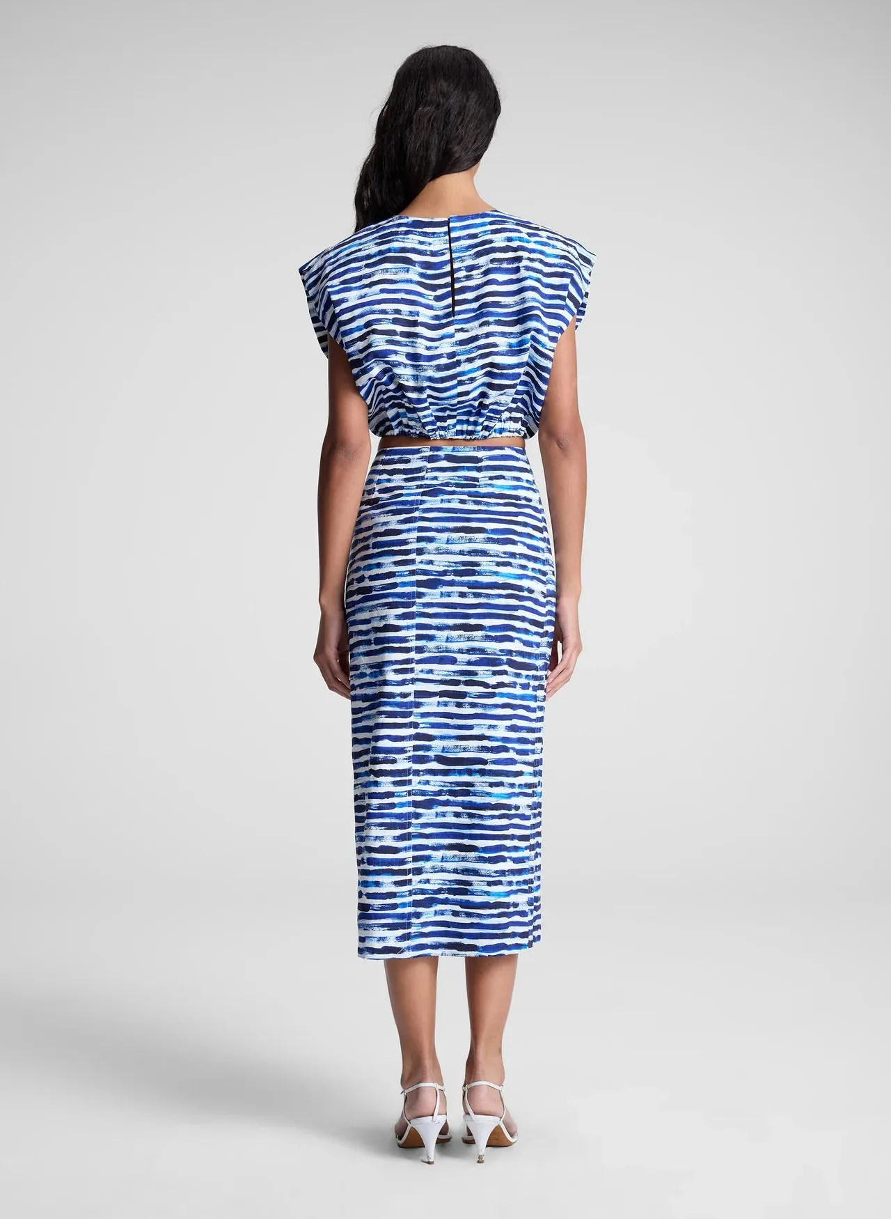 Billie Top in Navy Stripe