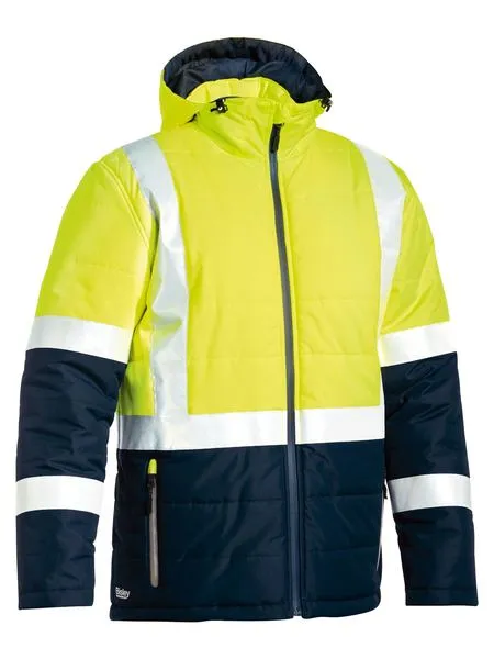 BISLEY TAPED HI VIS PUFFER JACKET
