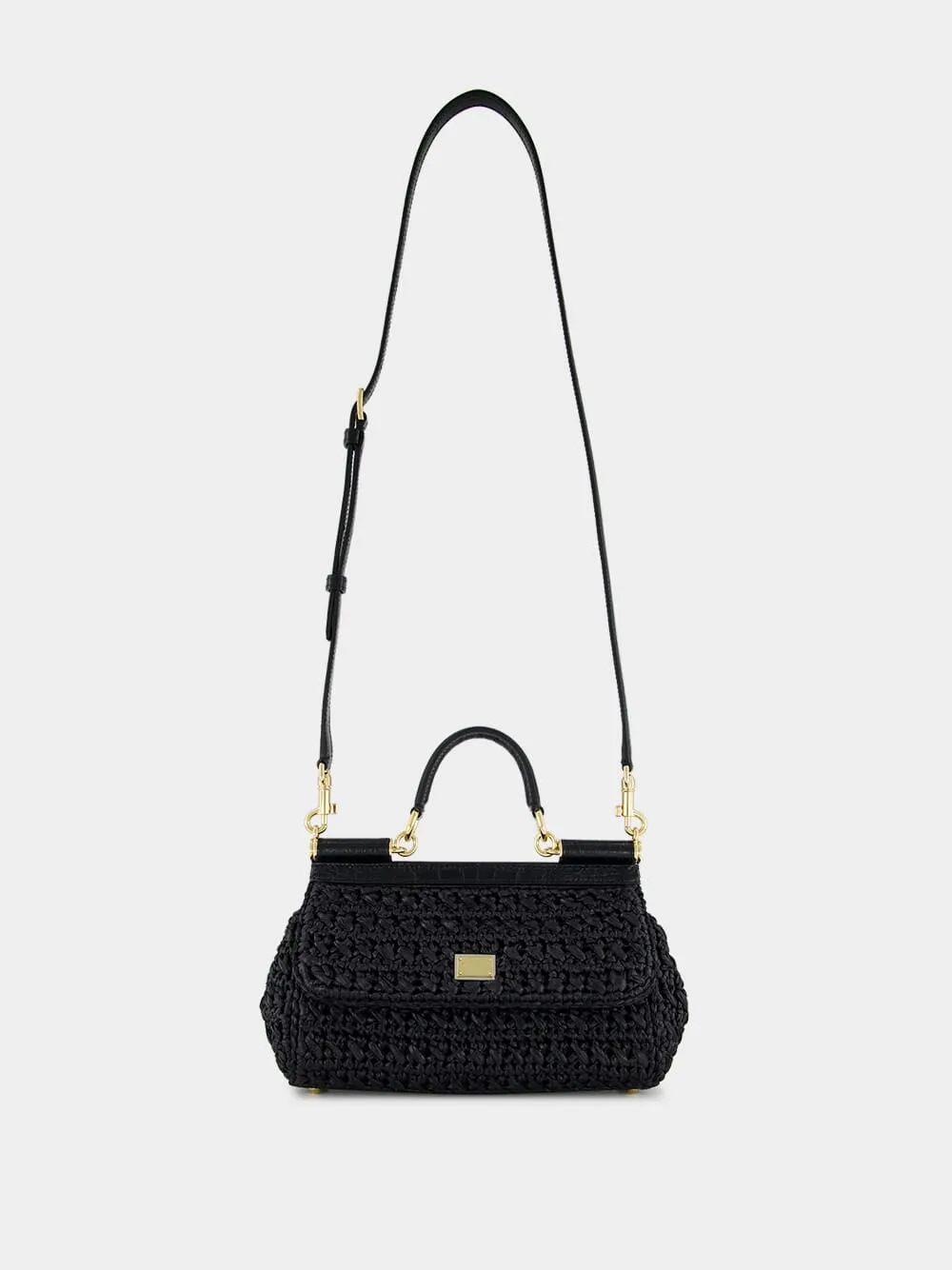 Black Crochet Sicily Bag